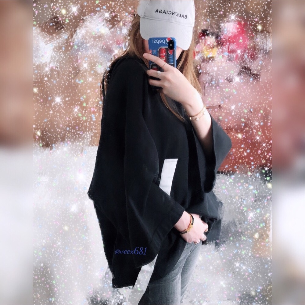 💥 Y-3 💥Poncho-Style Unisex Sweatshirt L